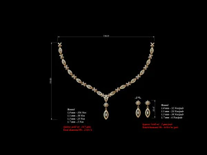 Necklace bulk STL 40 files ready to print part 03 3D Print Model