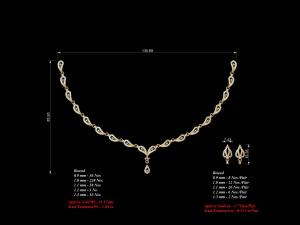 Necklace bulk STL 40 files ready to print part 03 3D Print Model