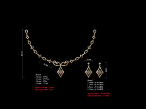 Necklace bulk STL 40 files ready to print part 03 3D Print Model