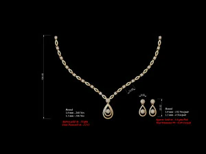 Necklace bulk STL 40 files ready to print part 03 3D Print Model