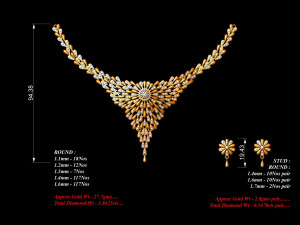 Necklace bulk STL 40 files ready to print part 03 Model do druku 3D