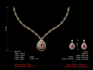 Necklace bulk STL 40 files ready to print part 03 3D Print Model