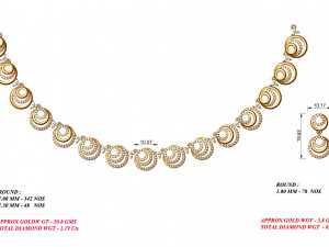 Necklace bulk STL 40 files ready to print part 03 Model do druku 3D