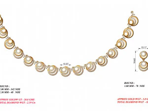 Necklace bulk STL 40 files ready to print part 03 3D Print Model