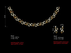 Necklace bulk STL 40 files ready to print part 03 3D Print Model