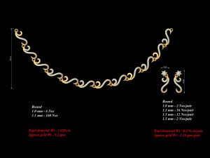Necklace bulk STL 40 files ready to print part 03 Model do druku 3D