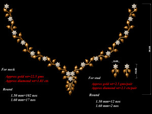 Necklace bulk STL 40 files ready to print part 03 Model do druku 3D