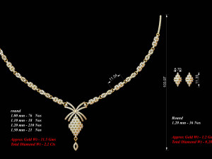 Necklace bulk STL 40 files ready to print part 03 Model do druku 3D