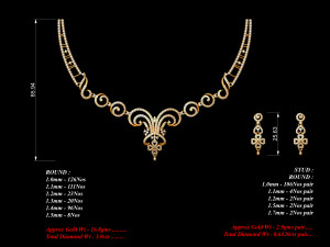 Necklace bulk STL 40 files ready to print part 03 Model do druku 3D