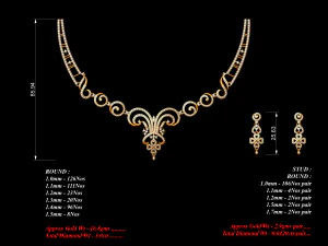 Necklace bulk STL 40 files ready to print part 03 3D Print Model