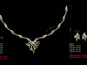 Necklace bulk STL 40 files ready to print part 03 3D Print Model