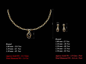 Necklace bulk STL 40 files ready to print part 03 Model do druku 3D