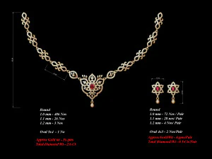 Necklace bulk STL 40 files ready to print part 03 3D Print Model