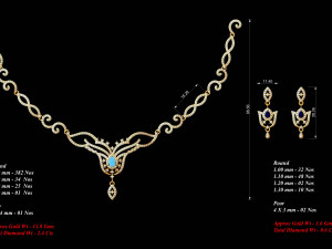 Necklace bulk STL 40 files ready to print part 03 Model do druku 3D