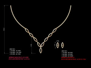 Necklace bulk STL 40 files ready to print part 03 3D Print Model