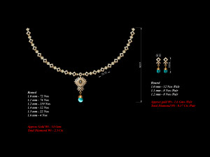 Necklace bulk STL 40 files ready to print part 03 Model do druku 3D