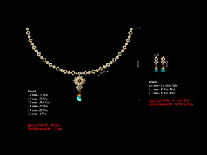 Necklace bulk STL 40 files ready to print part 03 3D Print Model