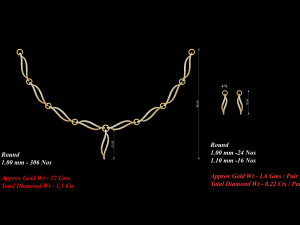 Necklace bulk STL 40 files ready to print part 03 Model do druku 3D
