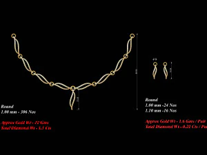 Necklace bulk STL 40 files ready to print part 03 3D Print Model