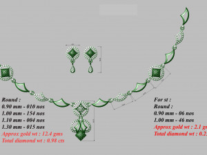 Necklace bulk 3dm 50 files ready to print part 02 3D Принт Модель