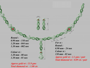 Necklace bulk 3dm 50 files ready to print part 02 3D Принт Модель