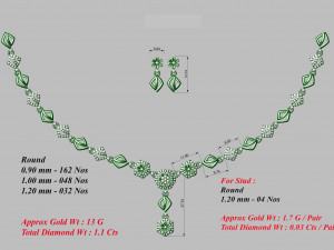 Necklace bulk 3dm 50 files ready to print part 02 3D Принт Модель