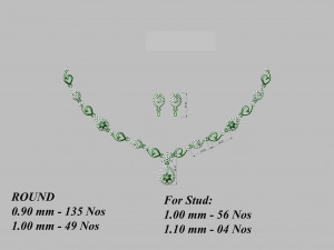 Necklace bulk 3dm 50 files ready to print part 02 3D Принт Модель