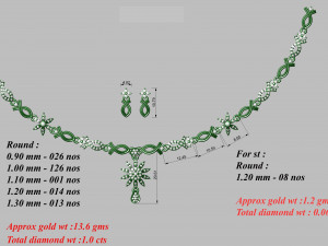 Necklace bulk 3dm 50 files ready to print part 02 3D Принт Модель