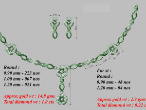 Necklace bulk 3dm 50 files ready to print part 02 3D Принт Модель