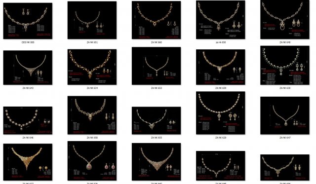 Necklace bulk 3dm 53 files ready to print part 01 3D 打印模型 .c4d .max .obj .3ds .fbx .stl .blend 