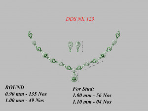 Necklace bulk 3dm 53 files ready to print part 01 3D 打印模型