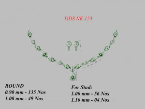 Necklace bulk 3dm 53 files ready to print part 01 3D Print Model