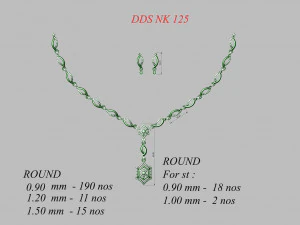 Necklace bulk 3dm 53 files ready to print part 01 3D Print Model