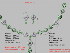 Necklace bulk 3dm 53 files ready to print part 01 3D Print Model