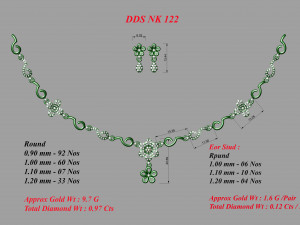 Necklace bulk 3dm 53 files ready to print part 01 3D 打印模型