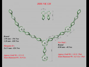Necklace bulk 3dm 53 files ready to print part 01 3D Print Model