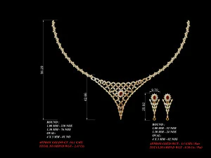 Necklace bulk 3dm 53 files ready to print part 01 3D Print Model