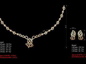 Necklace bulk 3dm 53 files ready to print part 01 3D Print Model