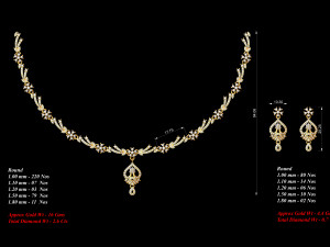 Necklace bulk 3dm 53 files ready to print part 01 3D 打印模型