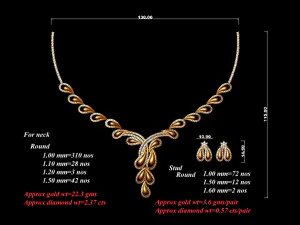 Necklace bulk 3dm 53 files ready to print part 01 3D Print Model