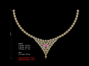 Necklace bulk 3dm 53 files ready to print part 01 3D Print Model