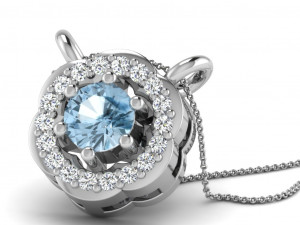 Colour stone engagement ring 15 cad files part 02 Modelo de Impressão 3D
