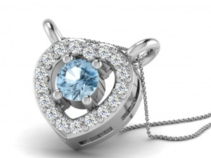 Colour stone engagement ring 15 cad files part 02 Modelo de Impressão 3D