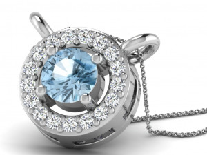 Colour stone engagement ring 15 cad files part 02 Modelo de Impressão 3D