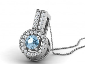 Colour stone engagement ring 15 cad files part 02 Modelo de Impressão 3D