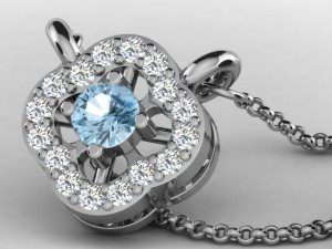 Colour stone engagement ring 15 cad files part 02 Modelo de Impressão 3D
