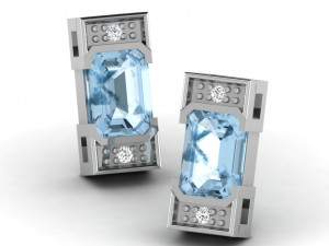 Earring bulk 3dm 50 files ready to print part 01 3D Print Model
