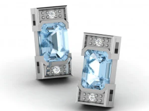 Earring bulk 3dm 50 files ready to print part 01 3D Print Model