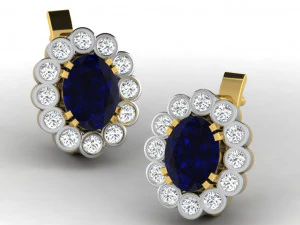Earring bulk 3dm 50 files ready to print part 01 3D Print Model