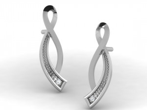 Earring bulk 3dm 50 files ready to print part 01 3D Print Model
